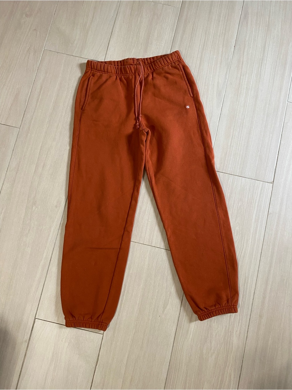Champion Orange Drawstring Jogger Pants